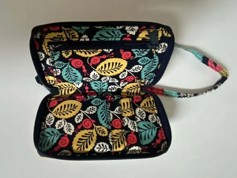 Vera Bradley Happy Snails Wristlet Wallet